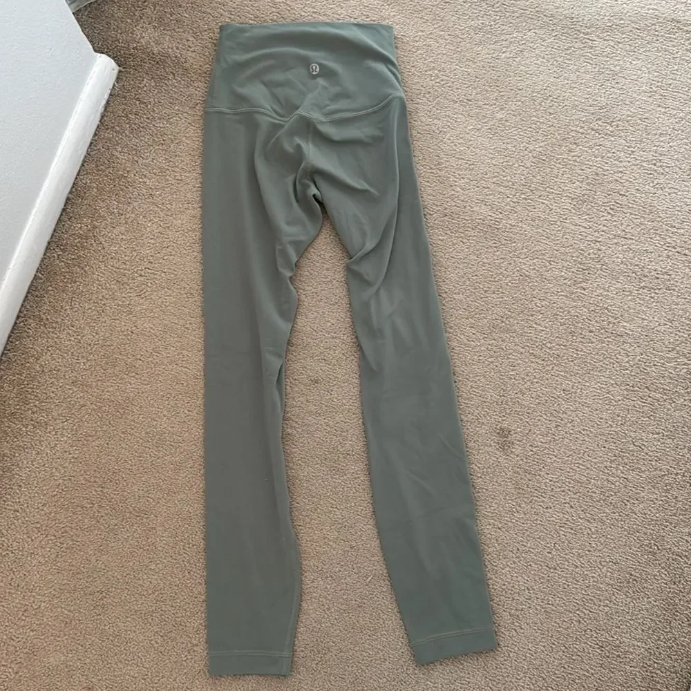 New Lululemon align 25” 0 Green Leggings